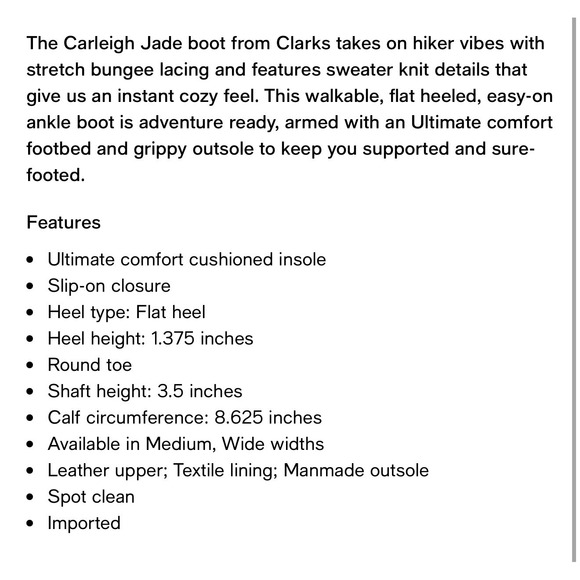 New Clarks Carleigh Jade Burgundy Nubuck Leather Knit Hiking Ankle Boots US 6M - Picture 6 of 16